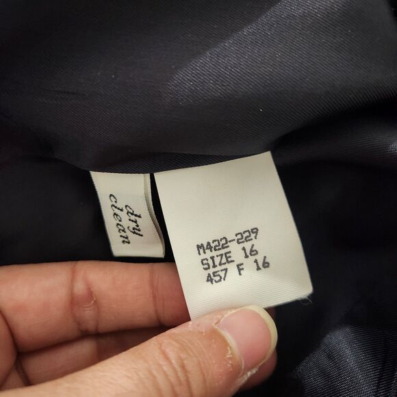 Pendleton Vintage Womens Plaid Wool Blazer Jacket Size 16 Academia Preppy Tartan - Picture 5 of 6